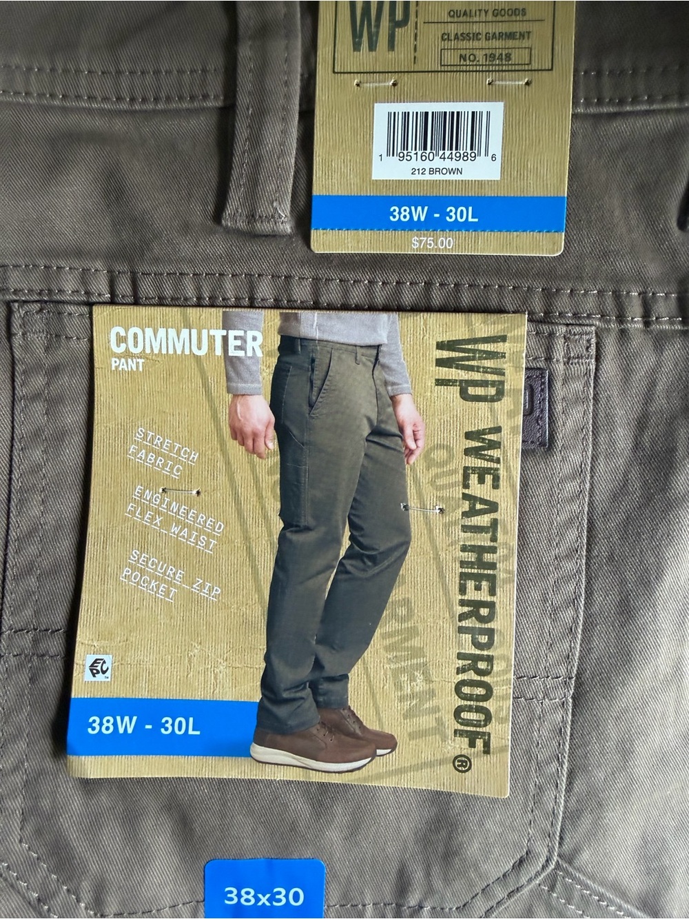 WP Weatherproof
Commuter Cargo Pants - Brown